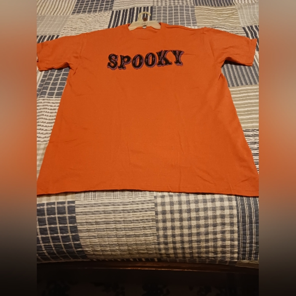 Orange 'Spooky' T-Shirt